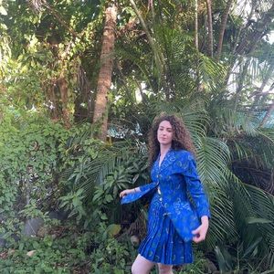 Gorgeous heather’s tow piece suit 1980s